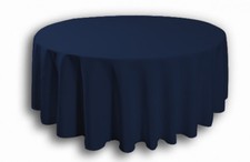Navy Blue Round Banqueting
