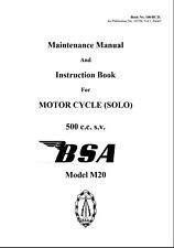 (READ) BSA M20 WORKSHOP MANUAL (PDF)