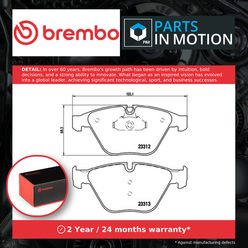 Brake pads set - set, bmw