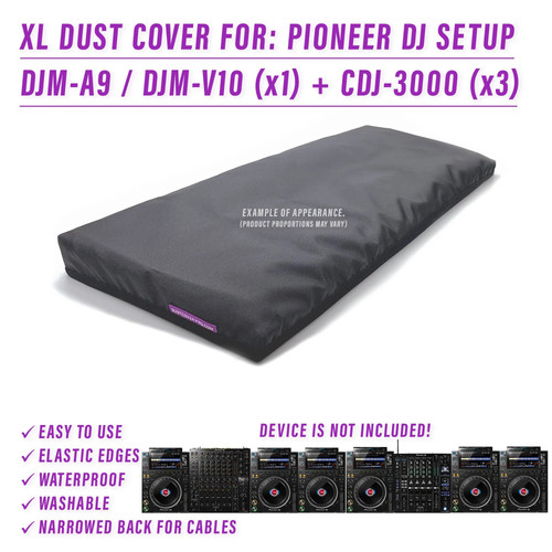 Dust cover for pioneer dj - xl,