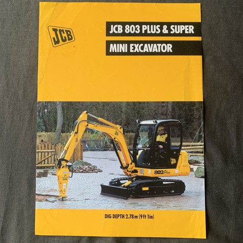 Jcb 803 plus and super - and, mini