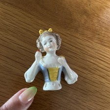 Antique Porcelain Half Doll