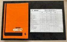 1976 Ferrari BB512 BB 512 owners manual handbook & lubricant chart 130/76