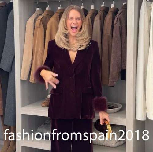 Zara new woman velvet blazer - woman,