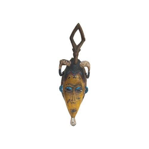 Vintage wooden ram antelope - vintage,