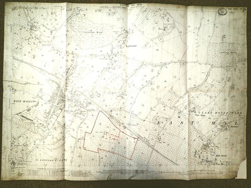 Kent old map plan history - old,