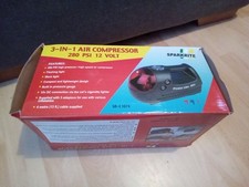 Sparkrite 3-in-1 Air Compressor,  280psi 12 Volt