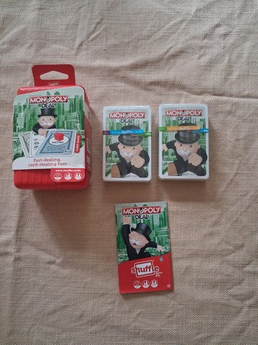 Monopoly deal shuffle hard red - monopoly,
