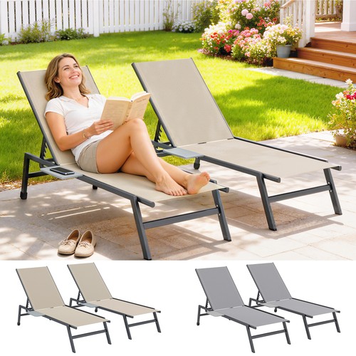 Sun loungers for garden set - sun,