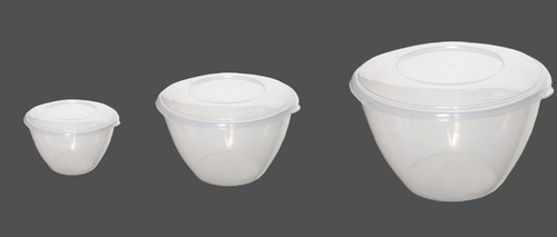 Plastic pudding bowl - bowl, dish