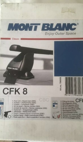 Mont blanc cfk8 fitting - blanc, kit