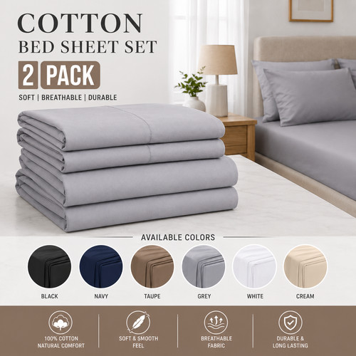 Pack flat sheet egyptian - sheet,