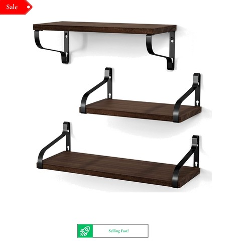 Set rustic floating wall - set, of