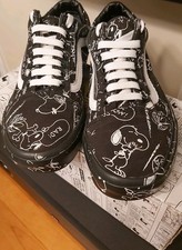 VANS Surfs up Peanuts Old Skool Sneaker Trainers Size 4.5 Youth Women Used