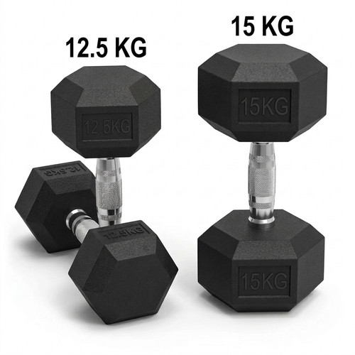New hex dumbbells - cast, iron