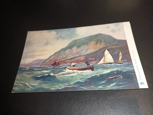 Artist drawn boating scene - artist,