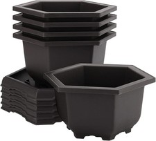 5 Pack Bonsai Pots Hexagon