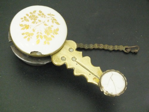 Antique brass ceramic - &,