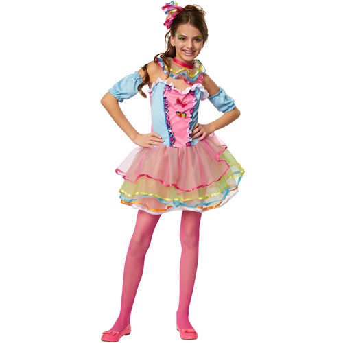 Girls neon rainbow costume - girls’,