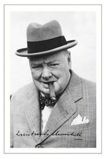 WINSTON CHURCHILL AUTOGRAPH