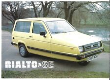Reliant Rialto 1986-1987 UK