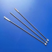 3Pcs 22cm Micro Spoon Spatula 304 Stainless Steel for Lab Powder Measuring