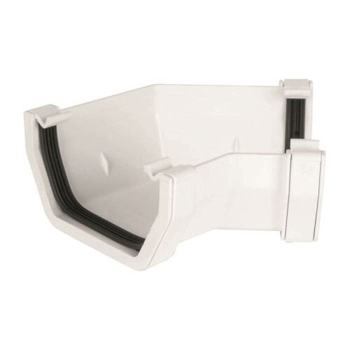 White plastic square style - white,