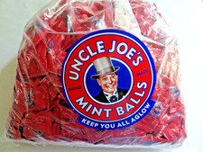 Uncle Joe's Mint Balls Individually Wrapped Sweets - 2Kg Bulk Bag - BBE 05/2026