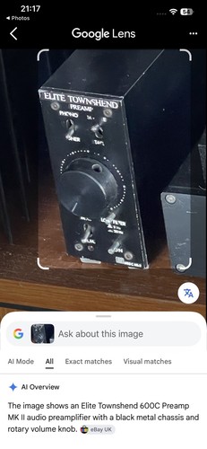 Townshend elite preamplifier - townshend,