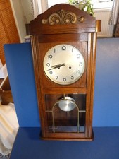 1930's Oak Cased Wall Clock