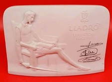 Lladro Collector's Society Plague Don Quixote Unglazed Porcelain Signed Vintage