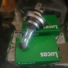 2 x (PAIR) LUCAS LLB472 H4 HALOGEN HEADLIGHT BULBS 12v 60/55w