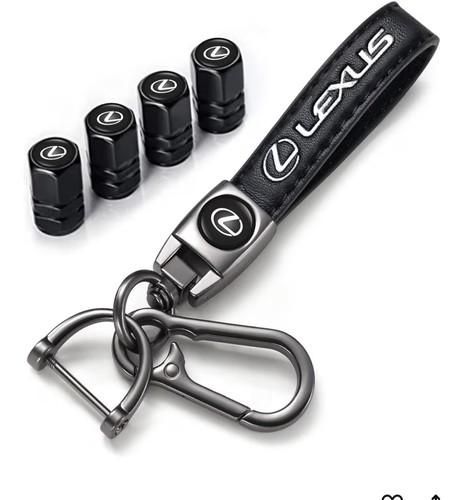Leather car keychain - leather, for
