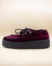 TUK Creeper Burgundy Velvet