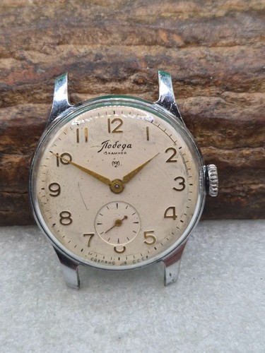 Vintage pobeda wristwatch - pobeda, made