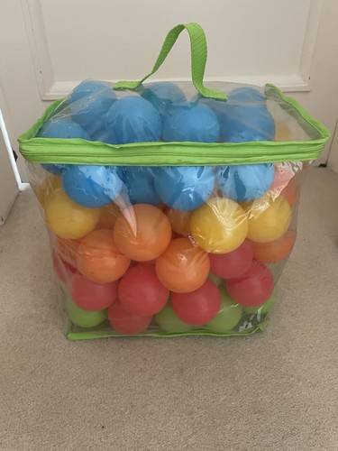Coloured plastic balls - plastic, for