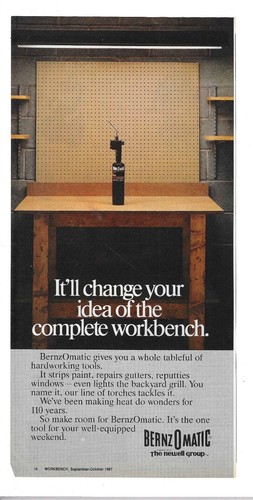 1987 bernzomatic torch - bernzomatic,