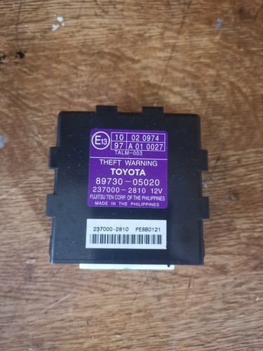 Toyota avensis theft warning - theft,