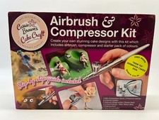 Cake Airbrush & Compressor Kit Inc Airbrush Cakes DVD Cassie Browns - RRP = £99