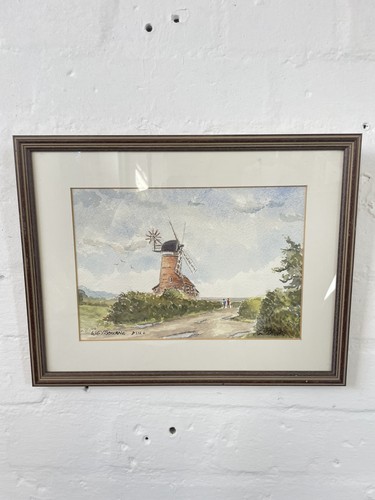 Framed watercolour - watercolour, of