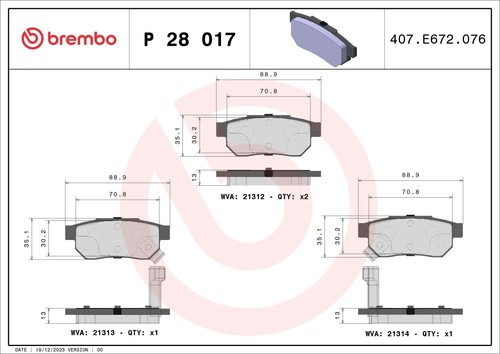 Brake pad set disc - pad, set,