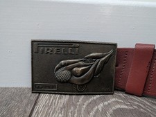 Salvador Dali Pirelli Brass Bronze Sculpture Buckle Rare