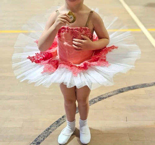 Girls pink white ballet - &,