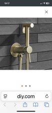 Brushed Gold Bathroom Toilet