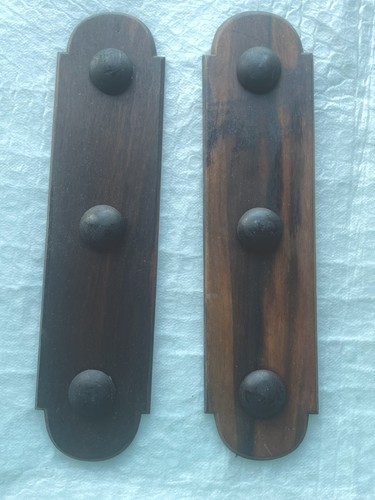 Pair wooden edwardian - wooden, edwardian(?)