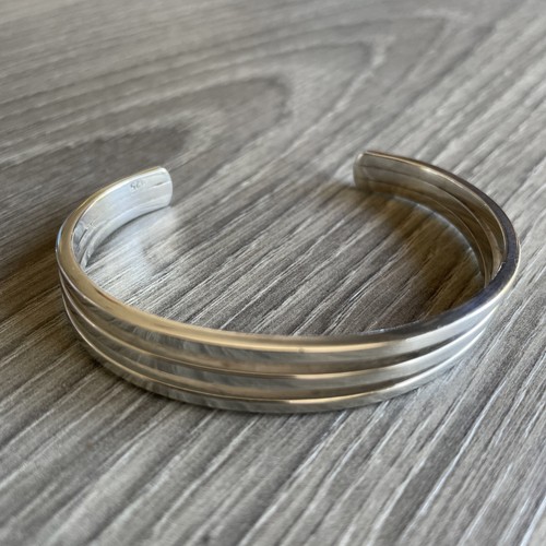 925 silver strand cuff - 3,