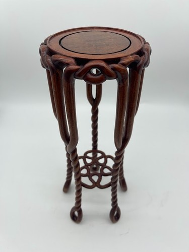 Chinese rosewood flower stand - chinese,