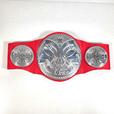WWE Tag Team Champions Championship Wrestling Belt 2014 Rare Red used