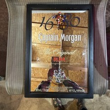 captain morgan Vintage mirror