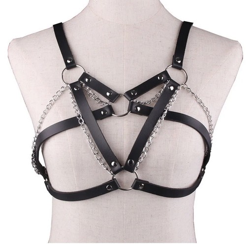 Women faux leather chest - women,